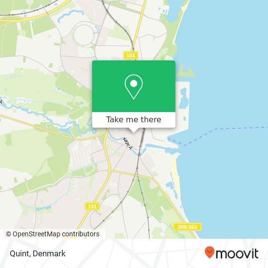 Quint, Nørregade 8 4600 Køge map