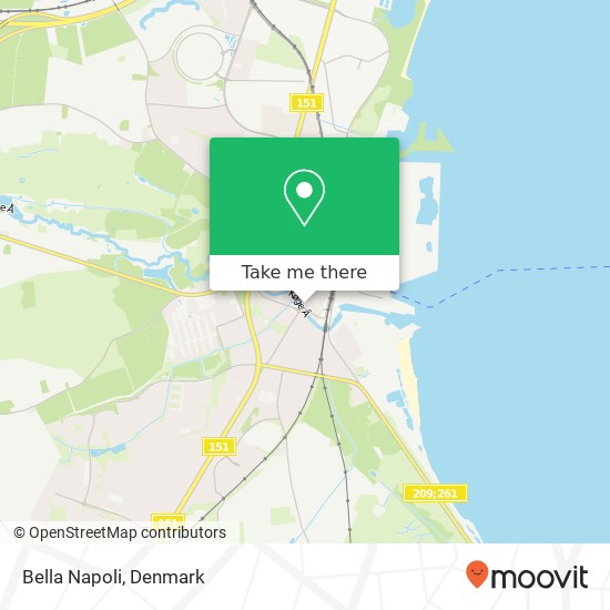 Bella Napoli, Brogade 21 4600 Køge map