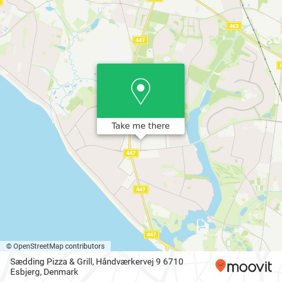 Sædding Pizza & Grill, Håndværkervej 9 6710 Esbjerg map