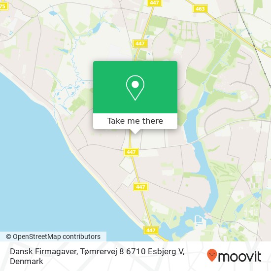 Dansk Firmagaver, Tømrervej 8 6710 Esbjerg V map
