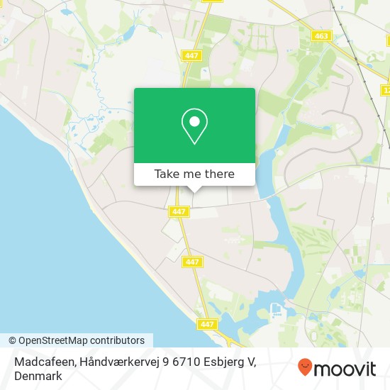 Madcafeen, Håndværkervej 9 6710 Esbjerg V map