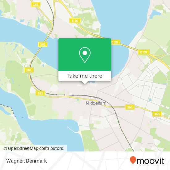 Wagner, Algade 58 5500 Middelfart map