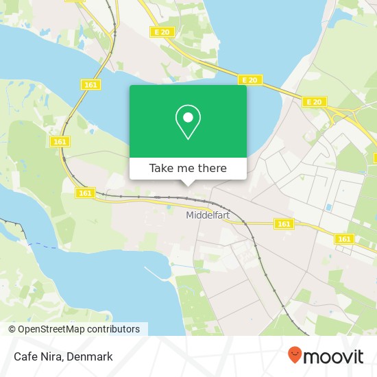 Cafe Nira, Jernbanegade 8 5500 Middelfart map