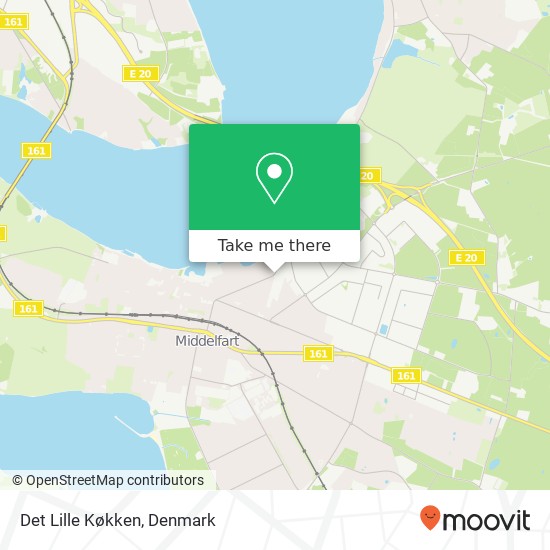 Det Lille Køkken, Strandvejen 2 5500 Middelfart map