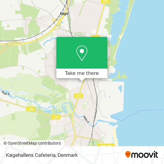 Køgehallens Cafeteria map