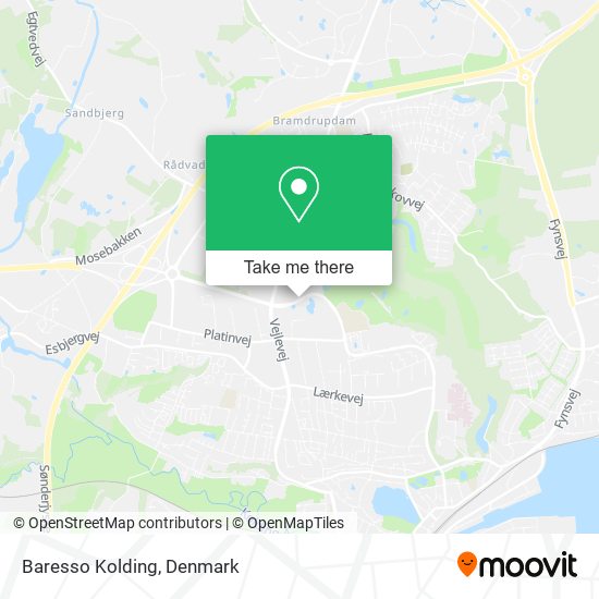 Baresso Kolding map