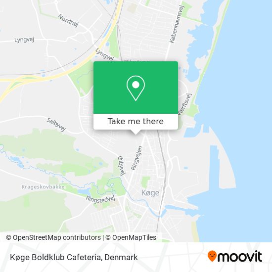 Køge Boldklub Cafeteria map