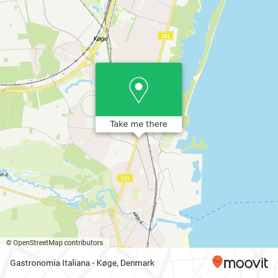 Gastronomia Italiana - Køge, Københavnsvej 68 4600 Køge map