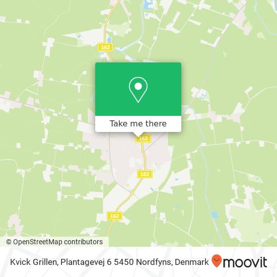 Kvick Grillen, Plantagevej 6 5450 Nordfyns map