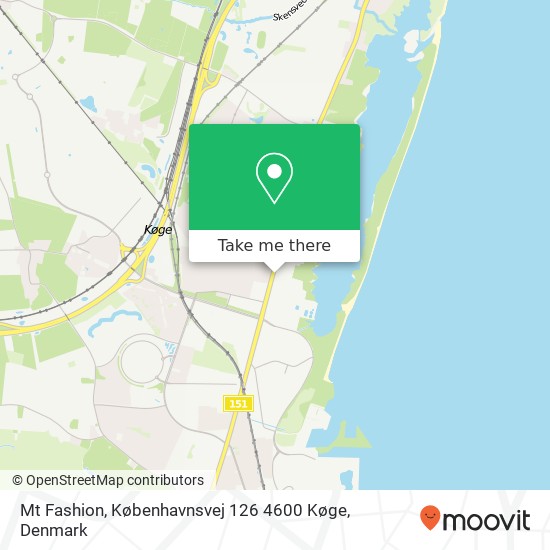 Mt Fashion, Københavnsvej 126 4600 Køge map