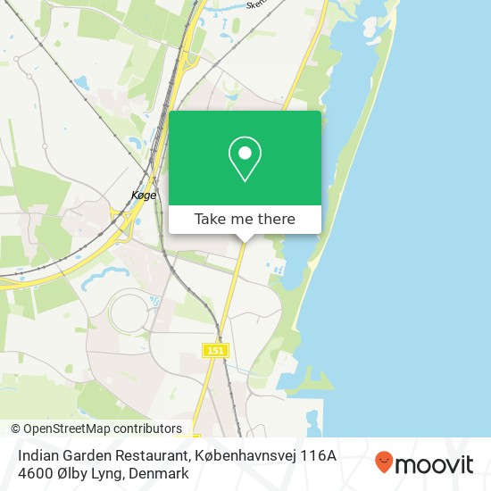 Indian Garden Restaurant, Københavnsvej 116A 4600 Ølby Lyng map