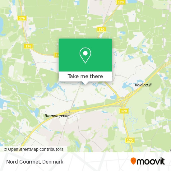 Nord Gourmet map