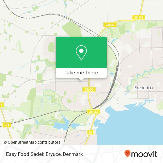 Easy Food Sadek Eryuce, Venusvej 10 7000 Fredericia map