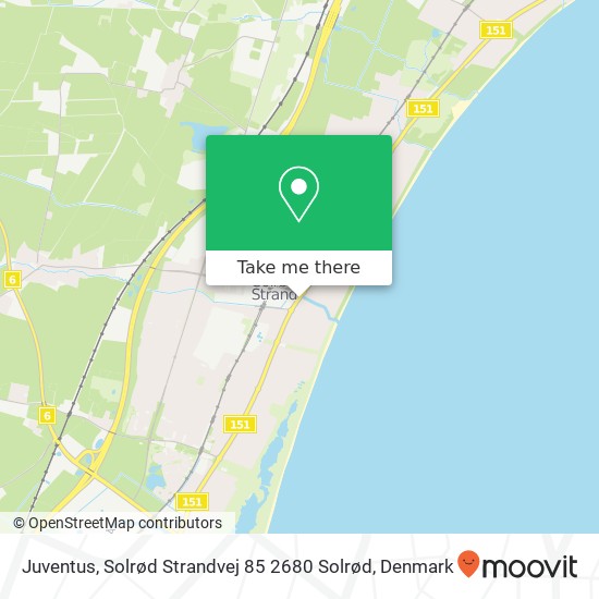 Juventus, Solrød Strandvej 85 2680 Solrød map