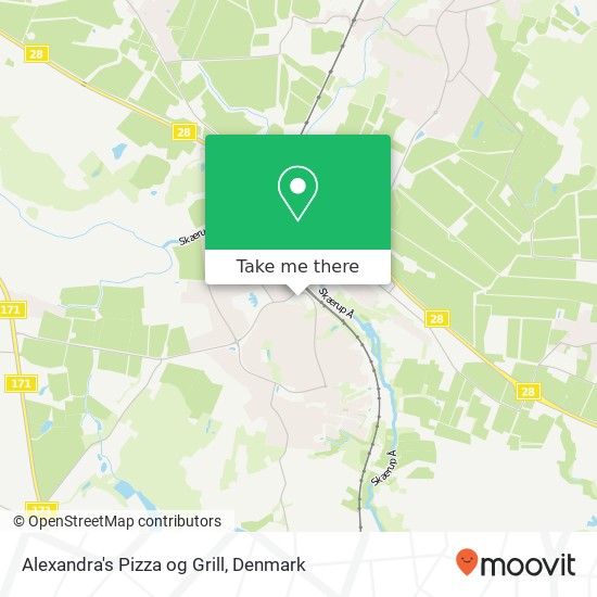 Alexandra's Pizza og Grill, Ny Boder 13 7080 Vejle map