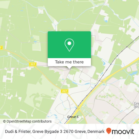 Dudi & Frister, Greve Bygade 3 2670 Greve map