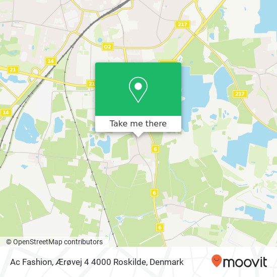 Ac Fashion, Ærøvej 4 4000 Roskilde map