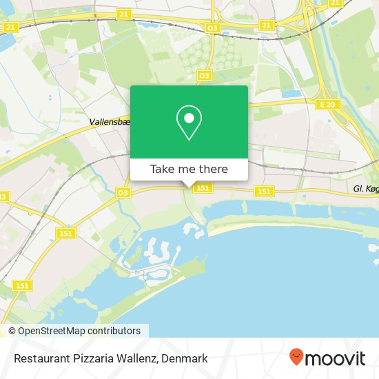 Restaurant Pizzaria Wallenz, Vallensbæk Strandvej 2665 Vallensbæk Strand map