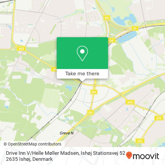 Drive Inn V / Helle Møller Madsen, Ishøj Stationsvej 52 2635 Ishøj map