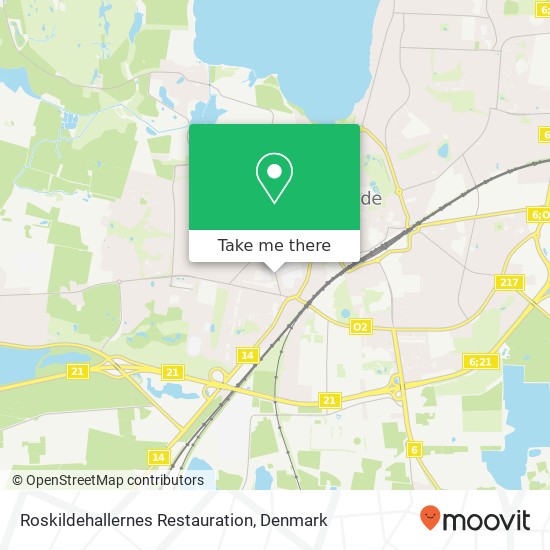 Roskildehallernes Restauration, Møllehusvej 15 4000 Roskilde map