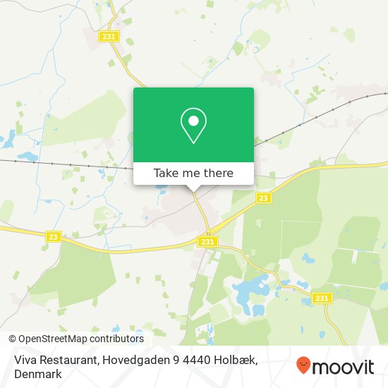 Viva Restaurant, Hovedgaden 9 4440 Holbæk map