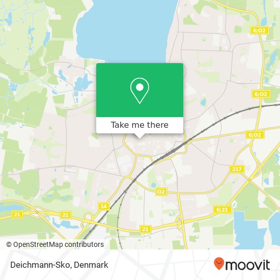 Deichmann-Sko, Skomagergade 32 4000 Roskilde map