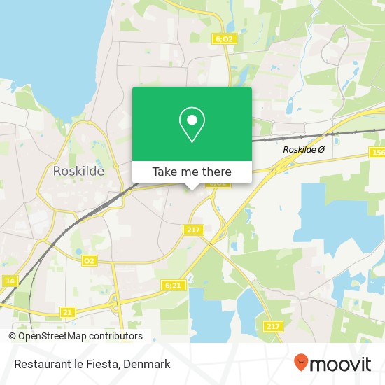 Restaurant le Fiesta, Dommervænget 27 4000 Roskilde map