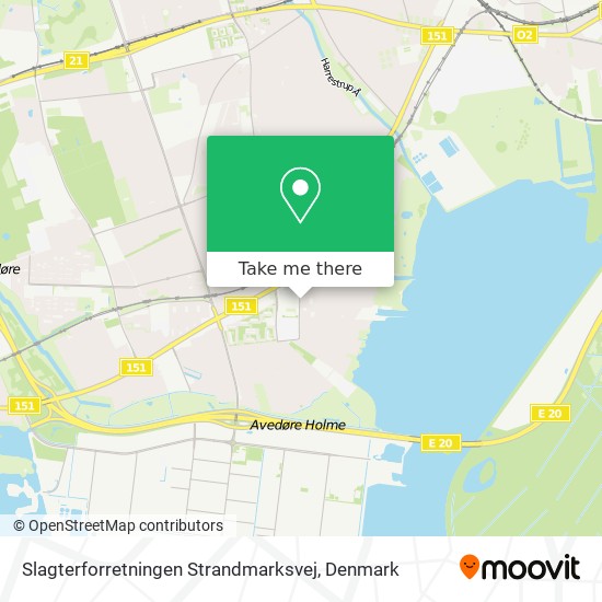 Slagterforretningen Strandmarksvej map