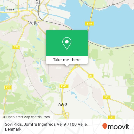 Sovi Kids, Jomfru Ingefreds Vej 9 7100 Vejle map