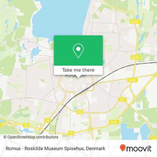 Romus - Roskilde Museum Spisehus, Sankt Ols Stræde 3 4000 Roskilde map