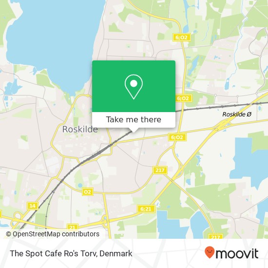 The Spot Cafe Ro's Torv, Ro's Torv 1 4000 Roskilde map