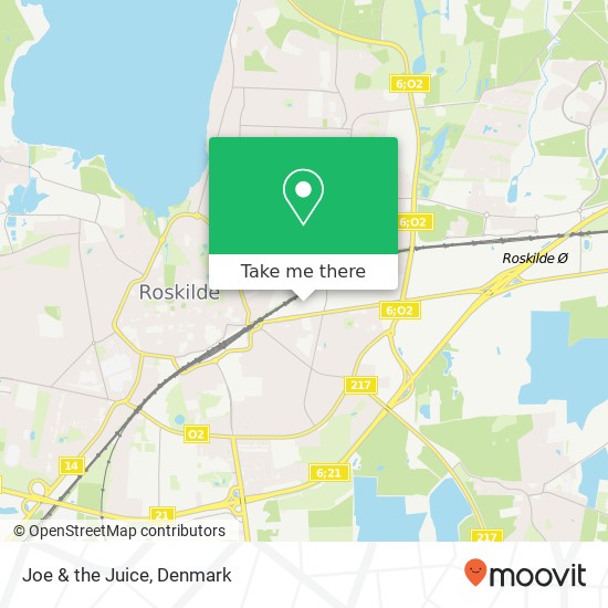 Joe & the Juice, Ro's Torv 29 4000 Roskilde map