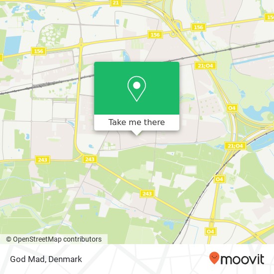 God Mad, Budstikken 142 2630 Taastrup map