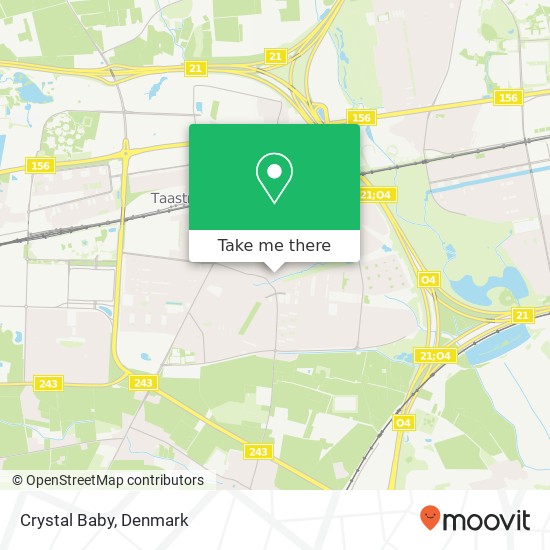 Crystal Baby, Valby Sidegade 8 2630 Taastrup map