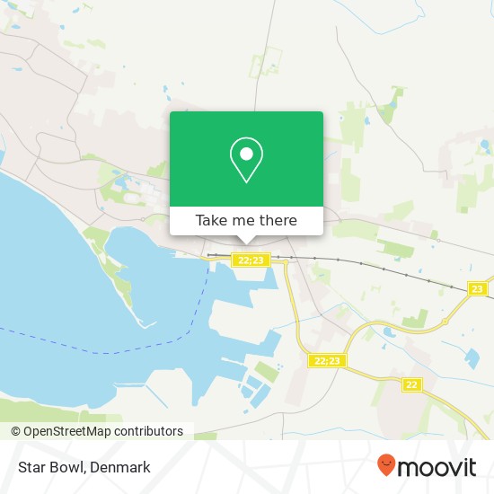 Star Bowl, Elmegade 16 4400 Kalundborg map