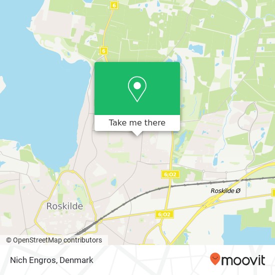 Nich Engros, Langagervej 8 4000 Roskilde map