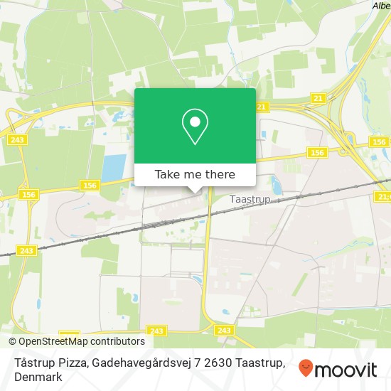 Tåstrup Pizza, Gadehavegårdsvej 7 2630 Taastrup map
