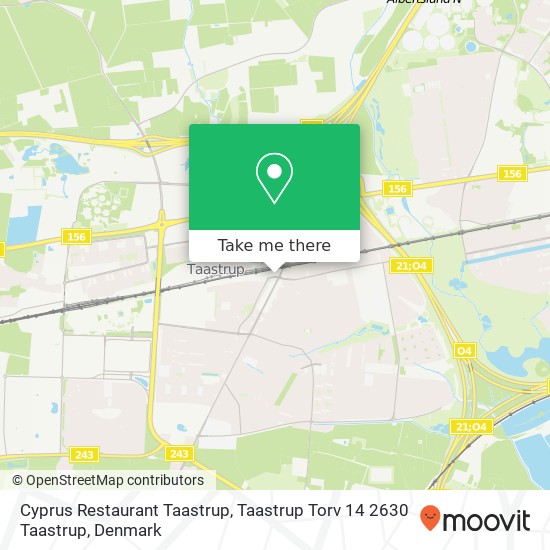 Cyprus Restaurant Taastrup, Taastrup Torv 14 2630 Taastrup map