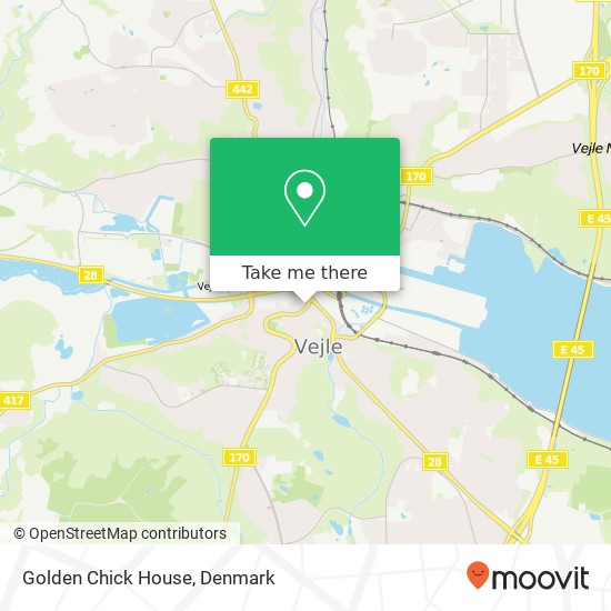 Golden Chick House, Sønderbrogade 44 7100 Vejle map