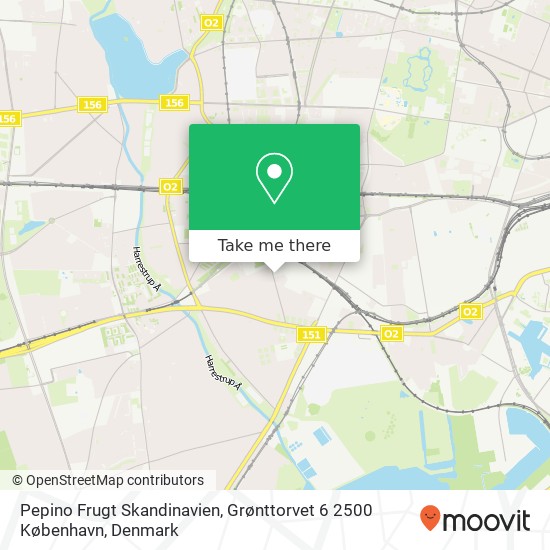 Pepino Frugt Skandinavien, Grønttorvet 6 2500 København map