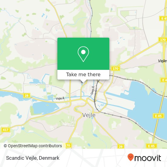 Scandic Vejle, Flegborg 8 7100 Vejle map
