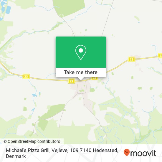 Michael's Pizza Grill, Vejlevej 109 7140 Hedensted map