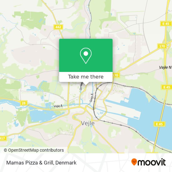 Mamas Pizza & Grill map