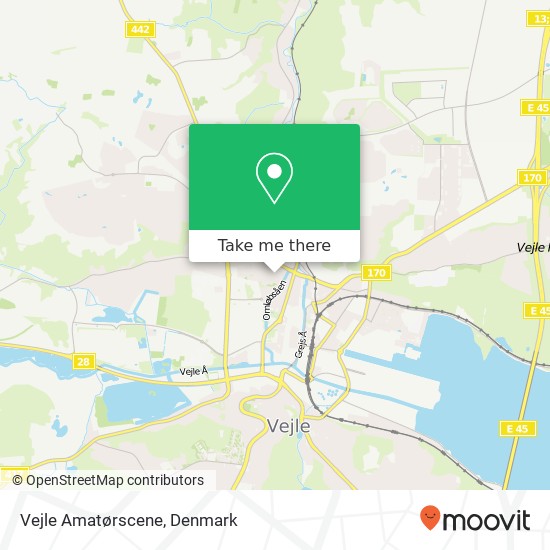 Vejle Amatørscene map