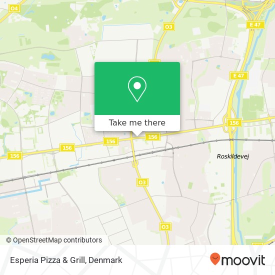 Esperia Pizza & Grill, Hovedvejen 150 2600 Glostrup map