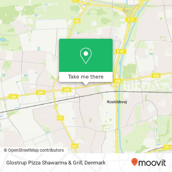 Glostrup Pizza Shawarma & Grill, Hovedvejen 68 2600 Glostrup map