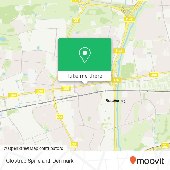 Glostrup Spilleland, Hovedvejen 68 2600 Glostrup map