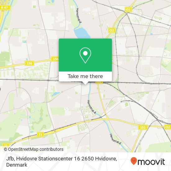 Jfb, Hvidovre Stationscenter 16 2650 Hvidovre map
