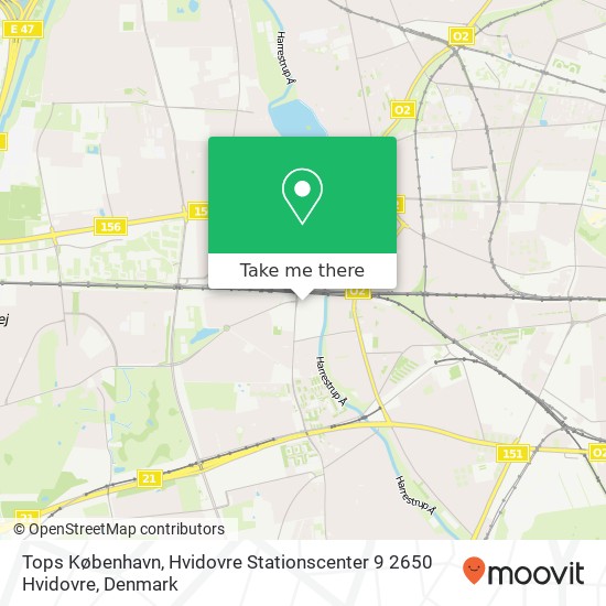 Tops København, Hvidovre Stationscenter 9 2650 Hvidovre map