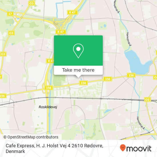 Cafe Express, H. J. Holst Vej 4 2610 Rødovre map